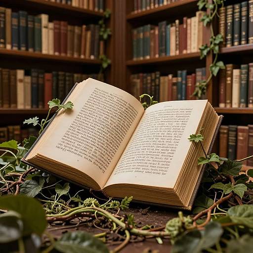 Enchanted Vine Library of Whispering Books