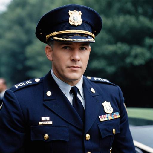 Captain Hadley's Uniform with Bokeh Effect