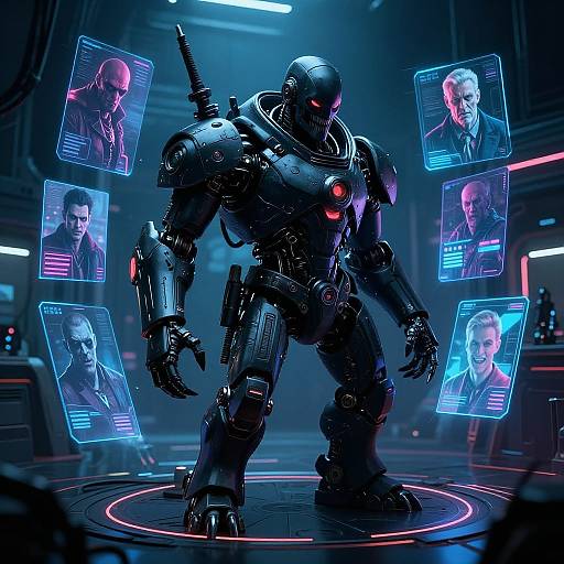 Cyberpunk Villain Generator Concept Art