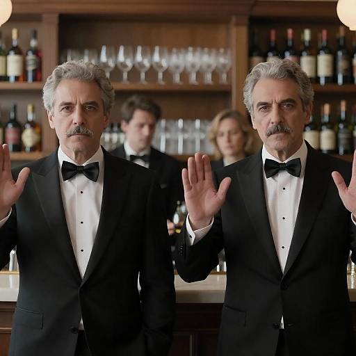 Two Distinguished Men at the Bar