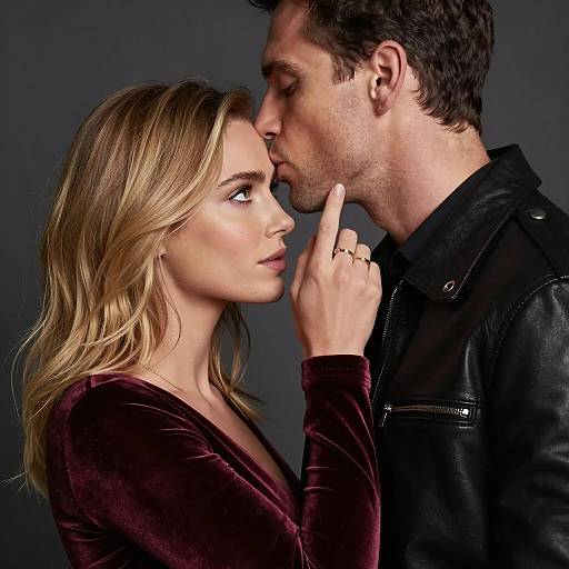 Intimate Moment Between Couple