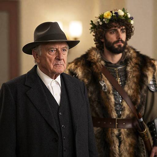 Intimate Portrait of Two Distinct Men