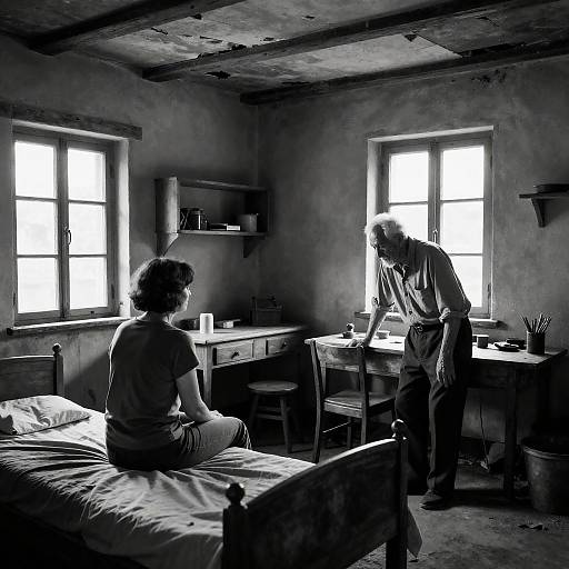 Rustic Room: Light and Shadows