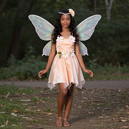 Peach Sorbet Fairy Costume Solo