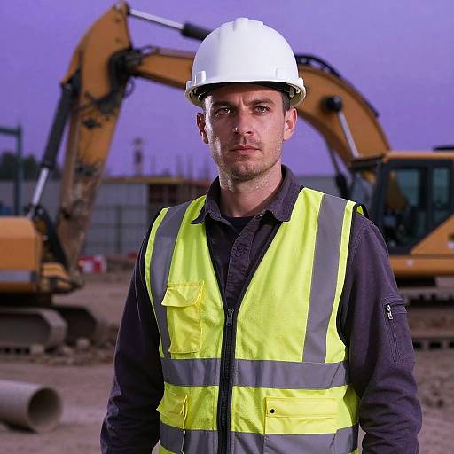 Photorealistic Demolition Engineer Portrait
