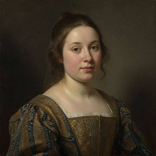 Classical Portrait in Rembrandt Style