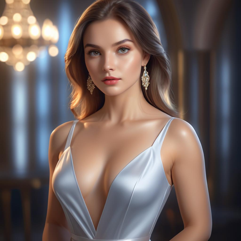 Elegant Eastern European Woman Portrait