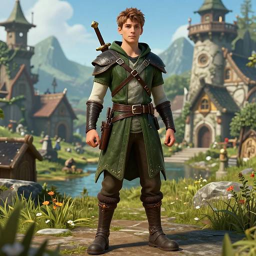 Realistic Teenage D&D Rogue Todd