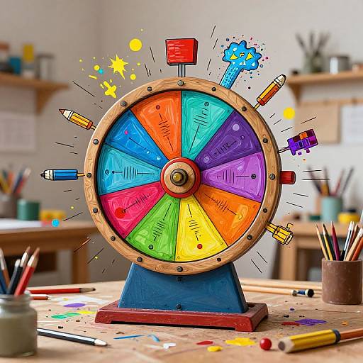 Creative Ideas Generator Wheel