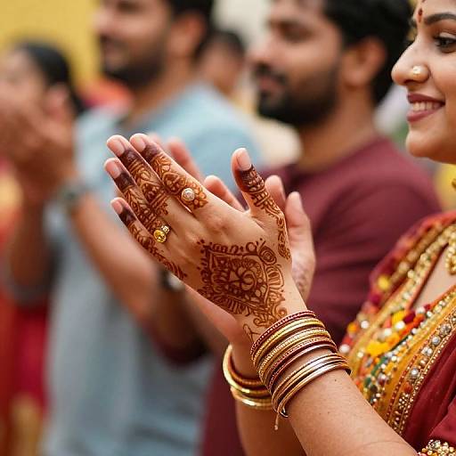 Macro Hands Clapping Macarena Dance