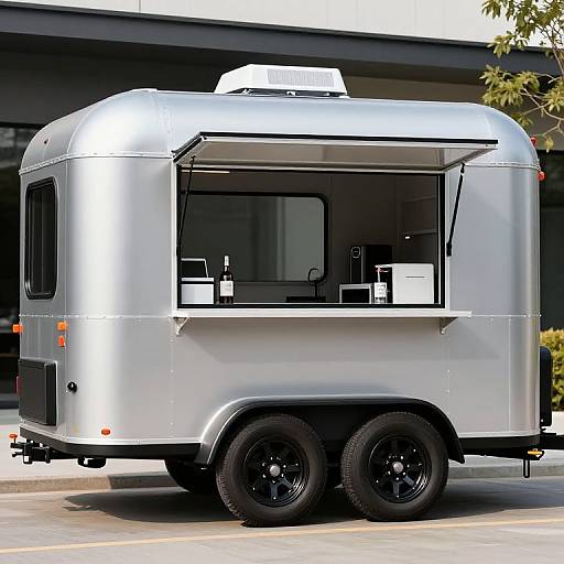 Modern Custom Intech Vending Trailer