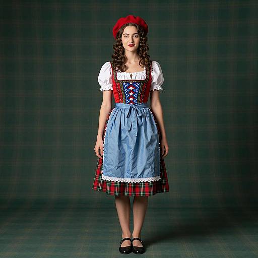 Charming British Style in Bavarian Dress