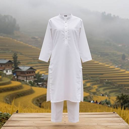 Minimalist Kurti in Himalayan Village