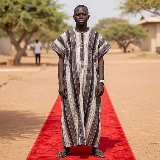 Man in Traditional Zulu Costume
