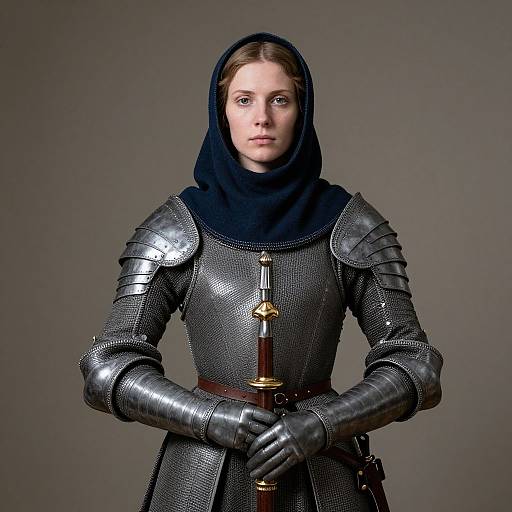 St Joan of Arc Warrior Portrait