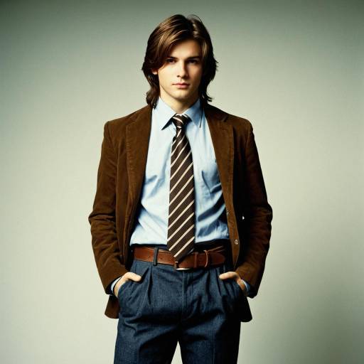 Young man in stylish business casual outfit