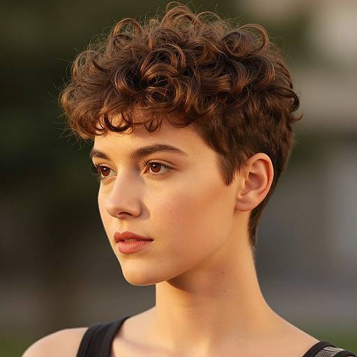 90s Inspired Textured Pixie Cut