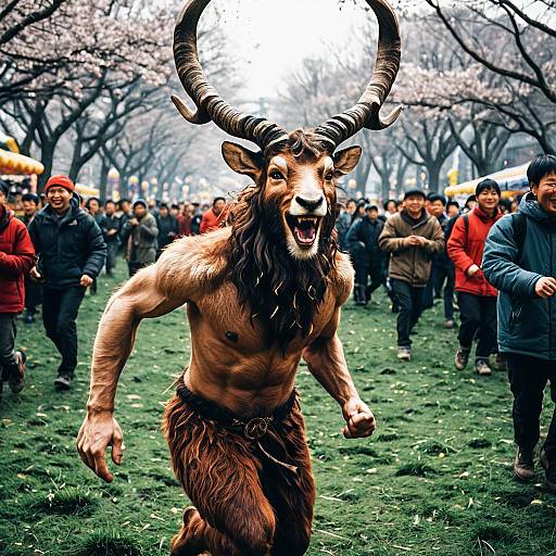 Faun Costume at Spring Festival