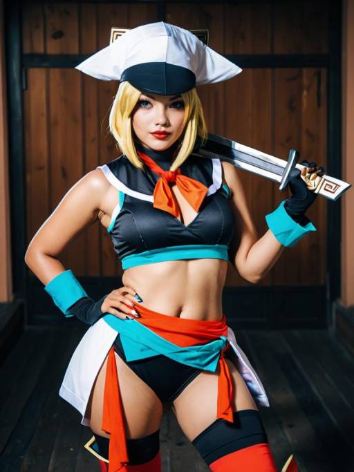 Realistic Man Cosplaying as Ms. Fortune