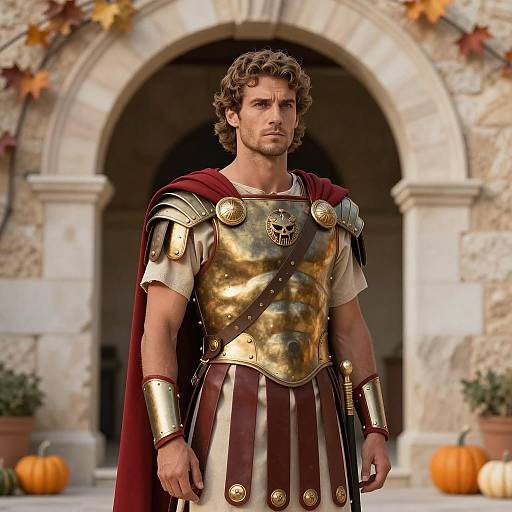 Dashing Roman Halloween Costume Photo