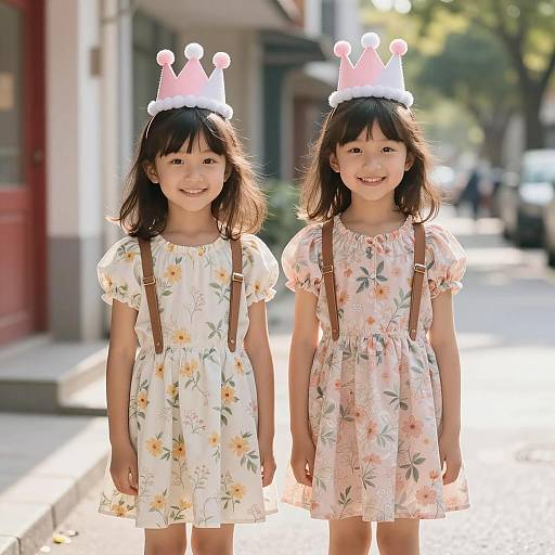 Charming Outdoor Birthday Outfit Photography