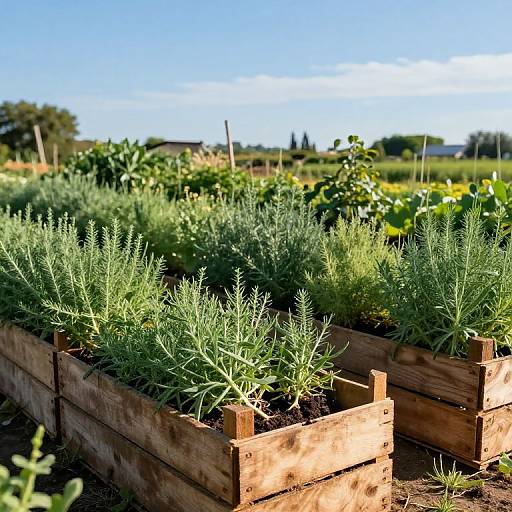 Ultra-Realistic Chef's Herb Garden