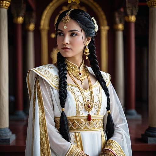 Elegant Dhara Cosplay Costume Design