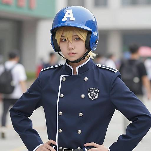 Anime-Inspired Captain Yami Costume Portrait