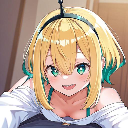 Illustration of Amano pikamee, voms in the style of Konnyaku (kk-monmon)