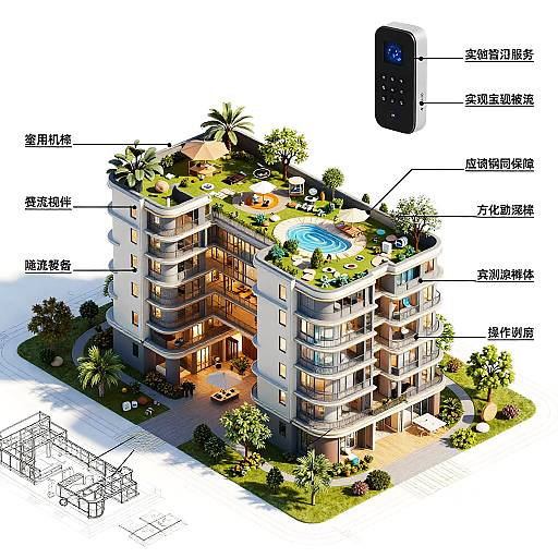 Smart Multi-Level Residential Blueprint