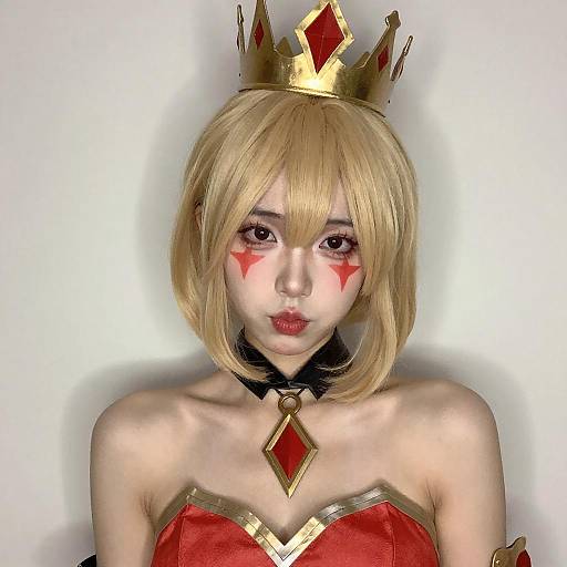 Cosplay Portrait of Blonde Woman