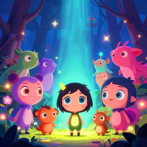 Whimsical Anime Fantasy World