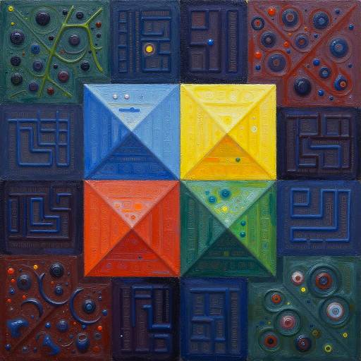 Geometric Patterns with Organic Textures