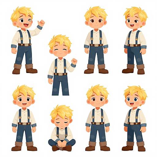 Jazz Age Blonde Space Adventurer Boy