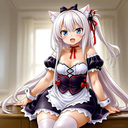 Illustration of Hammann (azur lane), azur lane in the style of Nyororiso (muyaa)