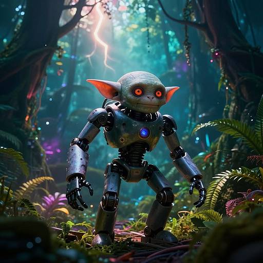 Robot Goblin Feast in Mystical Jungle