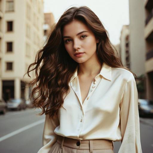 Realistic Portrait of a Young Woman