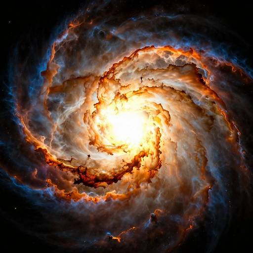 Vibrant Supernova Explosion Art