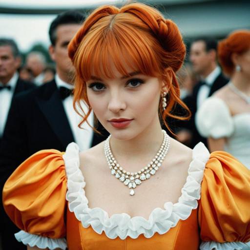 Realistic Fancy Dress Film Character Portrait