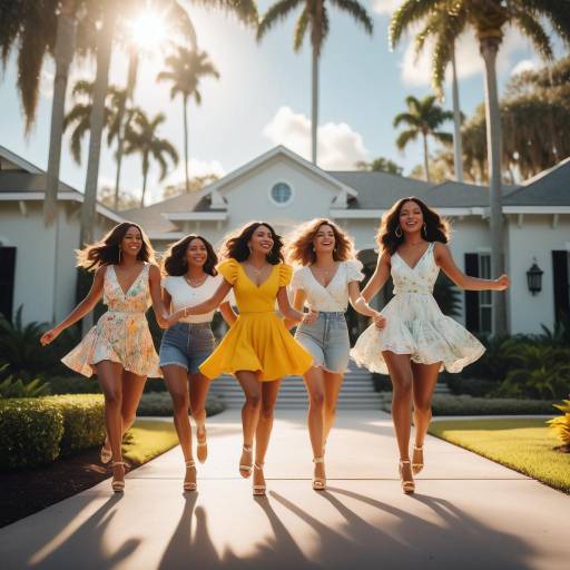 Vibrant Florida Home with Dancing Friends Vibrant Florida Home with Dancing Friends
