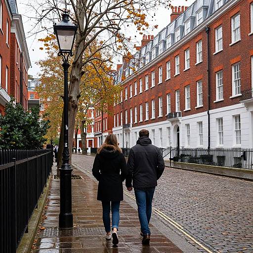 Romantic Autumn Stroll in Chelsea