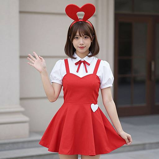 Queen of Hearts Card Costume