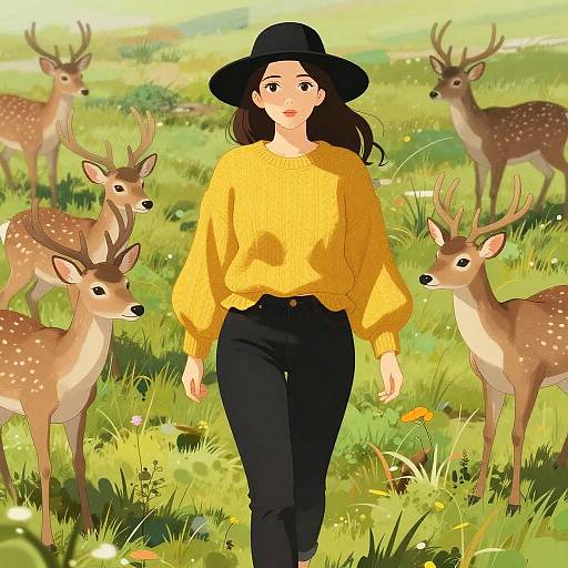 Curvy Woman in Sweater by Meadow