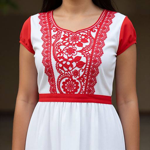 Close-up of Woman in Traditional Dress