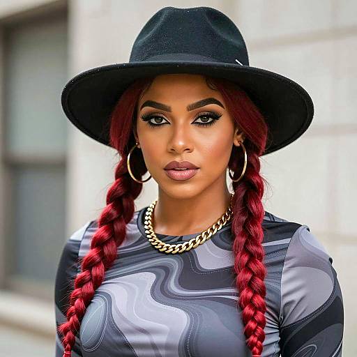 Captivating Urban Hip Hop Portrait