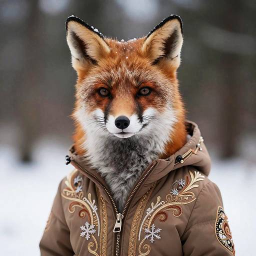 Regal Foxie European Model Portrait