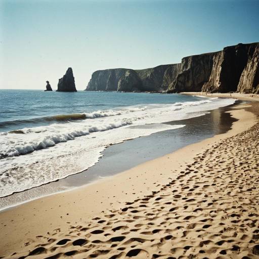 Surreal Dreamscape Beach Scene