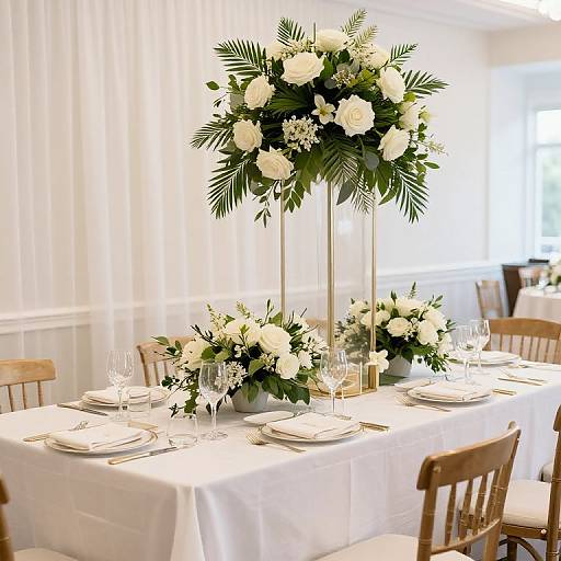 Elegant Wedding Reception Table Decor