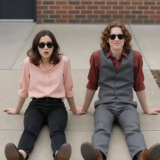 Casual Urban Moment with Friends