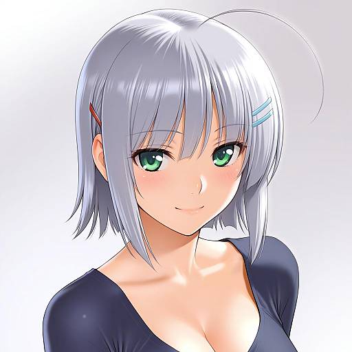 Illustration of Aizawa sakuya, hayate no gotoku! in the style of Sano toshihide